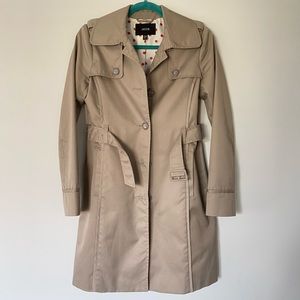 SOLD Beige/Taupe Trench Coat - XS